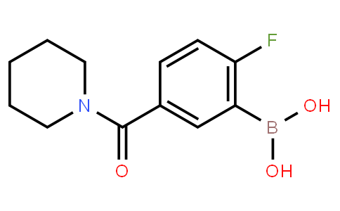 2-Fluoro-5-(piperidine-1-carbonyl)phenylboronic acid