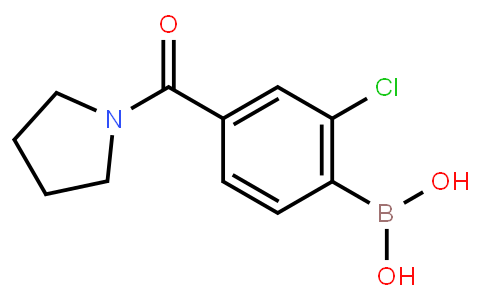 2-Chloro-4-(1-pyrrolidinylcarbonyl)phenylboronic acid