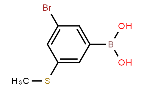 3-Bromo-5-(methylsulfanyl)phenylboronic acid