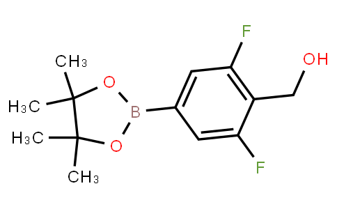 2,6-difluoro-4-(4,4,5,5-tetramethyl-1,3,2-dioxaborolan-2-yl)-benzenemethanol