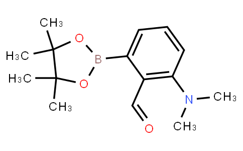 2-(Dimethylamino)-6-(4,4,5,5-tetramethyl-1,3,2-dioxaborolan-2-yl)benzaldehyde