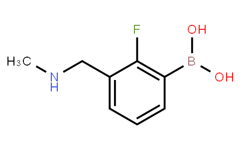 3-(N-methylaminomethyl)-2-fluorophenylboronic acid