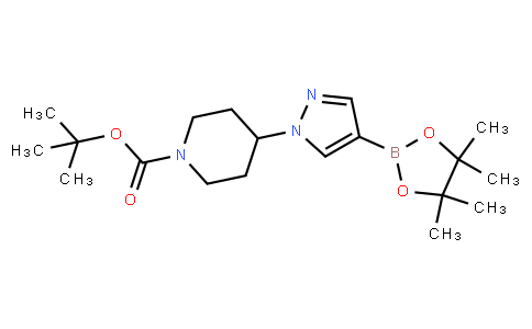 BP21945 | 877399-74-1 | tert-Butyl4-[4-(4,4,5,5-tetramethyl-1,3,2-dioxaborolan-2-yl)-1H-pyrazol-1-yl]piperidine-1-carboxylate