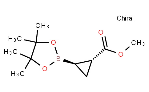 BP21978 | 126689-05-2 | Methyl- (1R,2R)-2-(4,4,5,5-tetramethyl-1,3,2-dioxaborolan-2-yl)cyclopropane-1-carboxylate