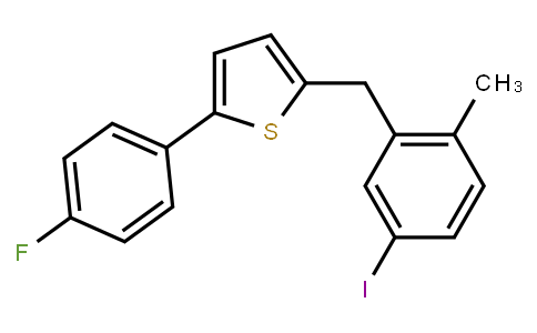 BP22434 | 898566-17-1 | 2-(4-fluorophenyl)-5-[(5-iodo-2-methylphenyl)methyl]thiophene