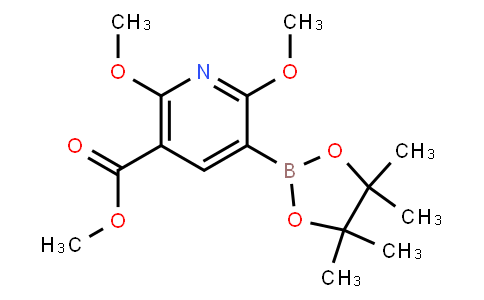 BP22581 | 1220423-76-6 | Methyl 2,6-dimethoxy-5-(4,4,5,5-tetramethyl-1,3,2-dioxaborolan-2-yl)nicotinate