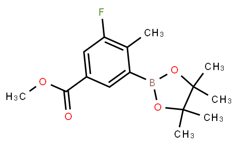 BP22582 | 861905-22-8 | Methyl 3-fluoro-4-methyl-5-(4,4,5,5-tetramethyl-1,3,2-dioxaborolan-2-yl)benzoate