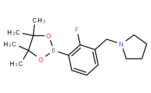 BP22639 | 1256360-38-9 | 2-Fluoro-3-pyrrolidinomethylphenylboronic acid, pinacol ester