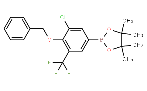 4-(Benzyloxy)-5-chloro-3-(trifluoromethyl)phenylboronic acid pinacol ester