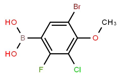 5-Bromo-3-chloro-2-fluoro-4-methoxyphenylboronic acid