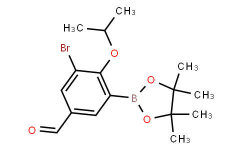 BP22846 | 3-Bromo-2-isopropoxy-5-formylphenylboronic acid pinacol ester
