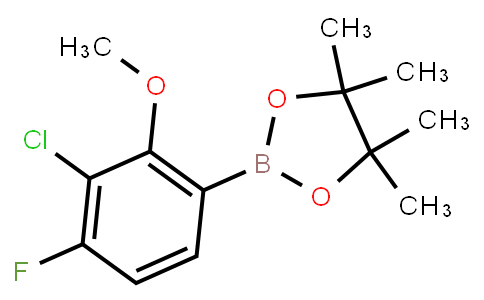BP22849 | 2-(3-Chloro-4-fluoro-2-methoxyphenyl)-4,4,5,5-tetramethyl-1,3,2-dioxaborolane