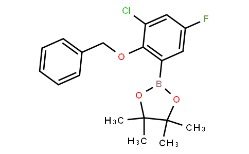 2-Benzyloxy-3-chloro-5-fluorophenylboronic acid pinacol ester