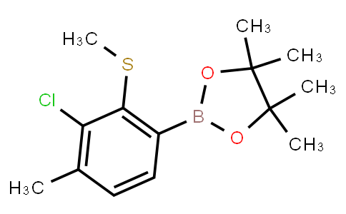 BP23156 | 2121512-63-6 | 3-Chloro-4-methyl-2-(methylthio)phenylboronic acid pinacol ester