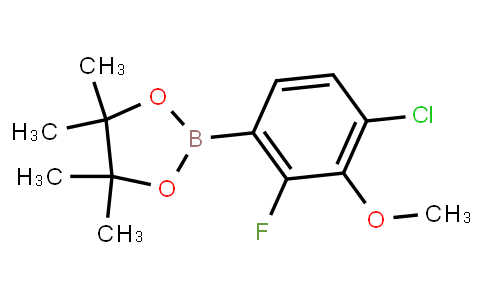 4-Chloro-2-fluoro-3-methoxyphenylboronic acid pinacol ester