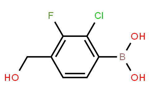 2-Chloro-3-fluoro-4-(hydroxymethyl)phenylboronic acid