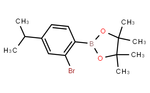 2-Bromo-4-isopropylphebylboronic acid pinacol ester