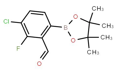 4-Chloro-3-fluoro-2-formylphenylboronic acid pinacol ester