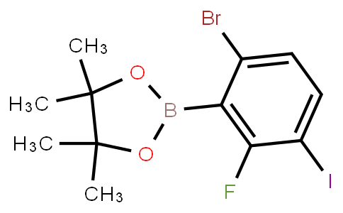 6-Bromo-2-fluoro-3-iodophenylboronic acid pinacol ester