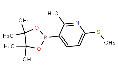 BP23410 | 1420296-82-7 | 2-Methyl-6-(methylthio)-3-(4,4,5,5-tetramethyl-1,3,2-dioxaborolan-2-yl)pyridine