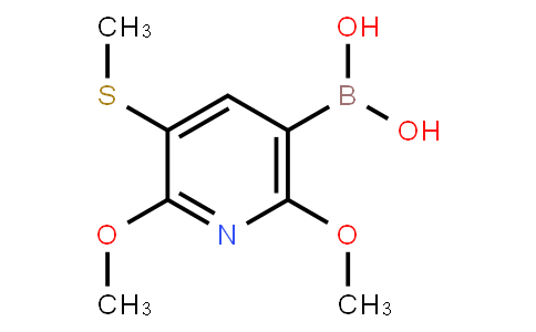 BP23420 | 2121512-34-1 | 2,6-Dimethoxy-3-methylsulfanylpyridine-5-boronic acid