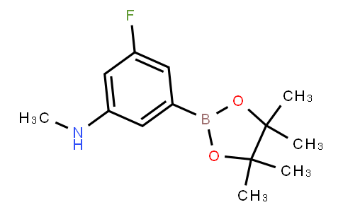 BP23594 | 2121512-12-5 | 3-Fluoro-N-methyl-5-(4,4,5,5-tetramethyl-1,3,2-dioxaborolan-2-yl)aniline