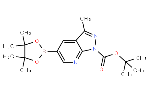 BP23808 | 1131121-50-0 | tert-butyl 3-Methyl-5-(4,4,5,5-tetraMethyl-1,3,2-dioxaborolan-2-yl)-1H-pyrazolo[3,4-b]pyridine-1-carboxylate