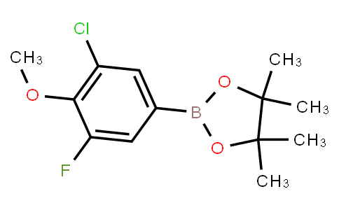 BP23824 | 1422022-15-8 | 2-(3-Chloro-5-fluoro-4-methoxyphenyl)-4,4,5,5-tetramethyl-1,3,2-dioxaborolane