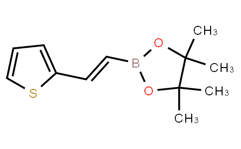 (E)-4,4,5,5-tetramethyl-2-(2-(thiophen-2-yl)vinyl)-1,3,2-dioxaborolane
