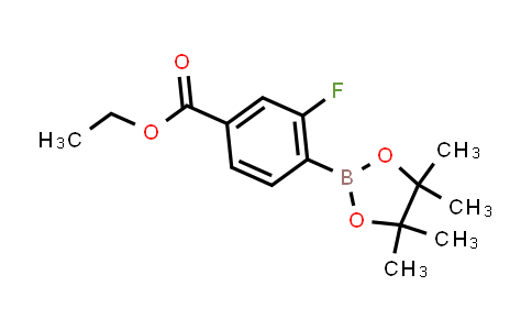 BP23968 | 851334-92-4 | Ethyl 3-fluoro-4-(4,4,5,5-tetramethyl-1,3,2-dioxaborolan-2-yl)benzoate