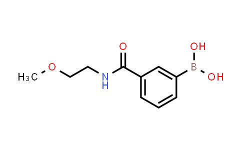 BP24183 | 850567-33-8 | 3-(2-methoxyethylcarbamoyl)phenylboronic acid