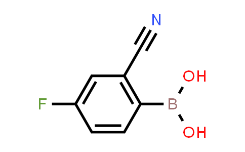 2-cyano-4-fluorophenylboronic acid