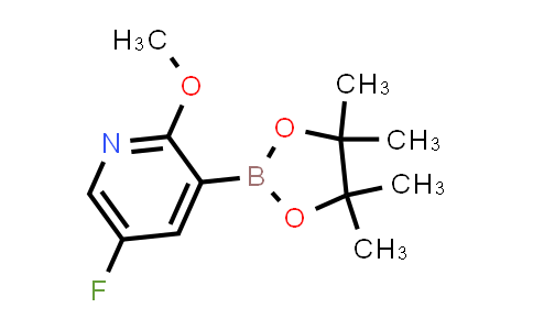 5-fluoro-2-methoxy-3-(4,4,5,5-tetramethyl-1,3,2-dioxaborolan-2-yl)pyridine
