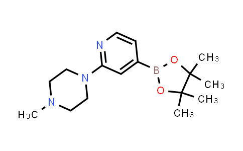 1-methyl-4-(4-(4,4,5,5-tetramethyl-1,3,2-dioxaborolan-2-yl)pyridin-2-yl)piperazine