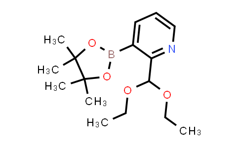 2-(diethoxymethyl)-3-(4,4,5,5-tetramethyl-1,3,2-dioxaborolan-2-yl)pyridine