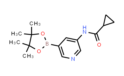 N-(5-(4,4,5,5-tetramethyl-1,3,2-dioxaborolan-2-yl)pyridin-3-yl)cyclopropanecarboxamide