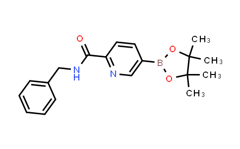 N-benzyl-5-(4,4,5,5-tetramethyl-1,3,2-dioxaborolan-2-yl)picolinamide