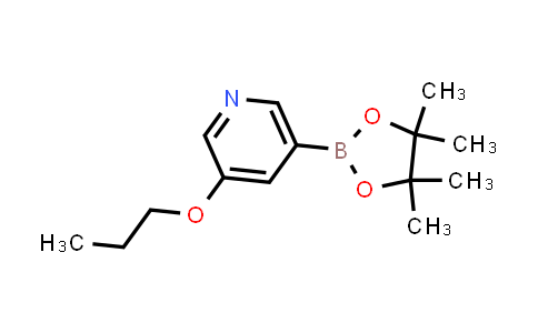 3-propoxy-5-(4,4,5,5-tetramethyl-1,3,2-dioxaborolan-2-yl)pyridine