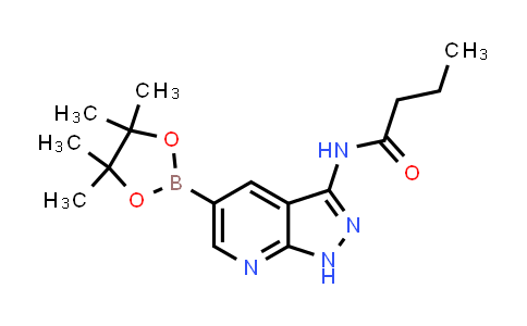 BP24465 | 557112-47-7 | N-(5-(4,4,5,5-tetramethyl-1,3,2-dioxaborolan-2-yl)-1H-pyrazolo[3,4-b]pyridin-3-yl)butyramide