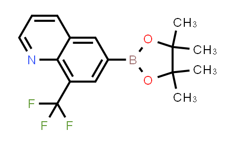 BP24477 | 1072951-47-3 | 6-(4,4,5,5-tetramethyl-1,3,2-dioxaborolan-2-yl)-8-(trifluoromethyl)quinoline