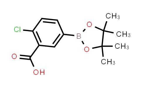 2-chloro-5-(4,4,5,5-tetramethyl-1,3,2-dioxaborolan-2-yl)benzoic acid