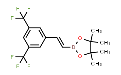 (E)-2-(3,5-bis(trifluoromethyl)styryl)-4,4,5,5-tetramethyl-1,3,2-dioxaborolane