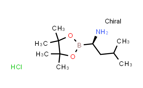 BP24734 | 1243174-57-3 | (R)-3-methyl-1-(4,4,5,5-tetramethyl-1,3,2-dioxaborolan-2-yl)butan-1-amine hydrochloride