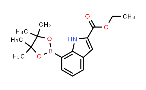 ETHYL 7-(4,4,5,5-TETRAMETHYL-1,3,2-DIOXABOROLAN-2-YL)-1H-INDOLE-2-CARBOXYLATE