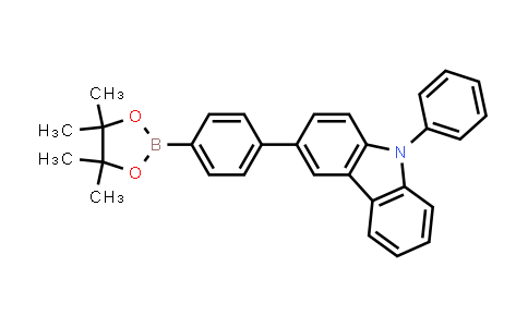 9-phenyl-3- (4- (boronic acid pinacol ester) phenyl) carbazole