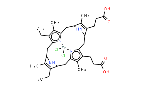 Sn(IV) Mesoporphyrin IX dichloride