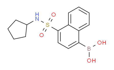 (4-(N-cyclopentylsulfamoyl)naphthalen-1-yl)boronic acid