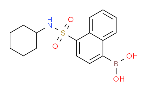 BP25474 | 1704120-99-9 | (4-(N-cyclohexylsulfamoyl)naphthalen-1-yl)boronic acid
