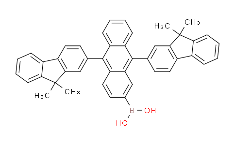 9,10-Bis(9,9-dimethyl-9h-fluoren-2-yl)anthracen-2-ylboronic acid