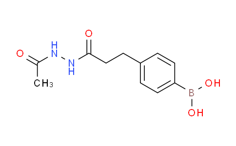 (4-(3-(2-Acetylhydrazinyl)-3-oxopropyl)phenyl)boronic acid